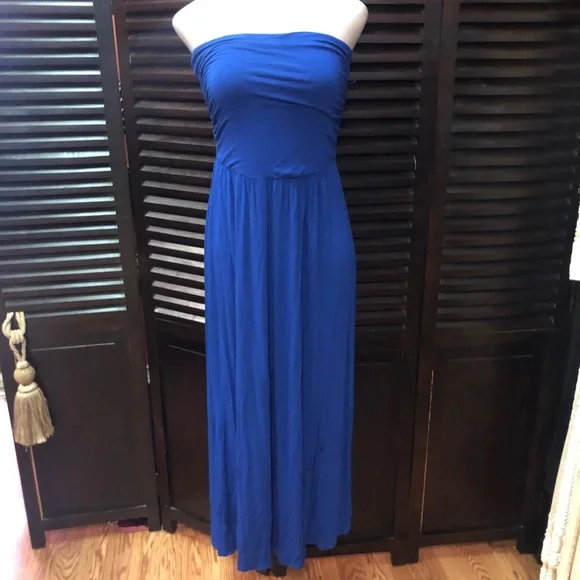 Heart & Hips Womens Strapless Maxi Dress Blue Size L | Color: Blue | Size: L | Pm-51773070'S Closet